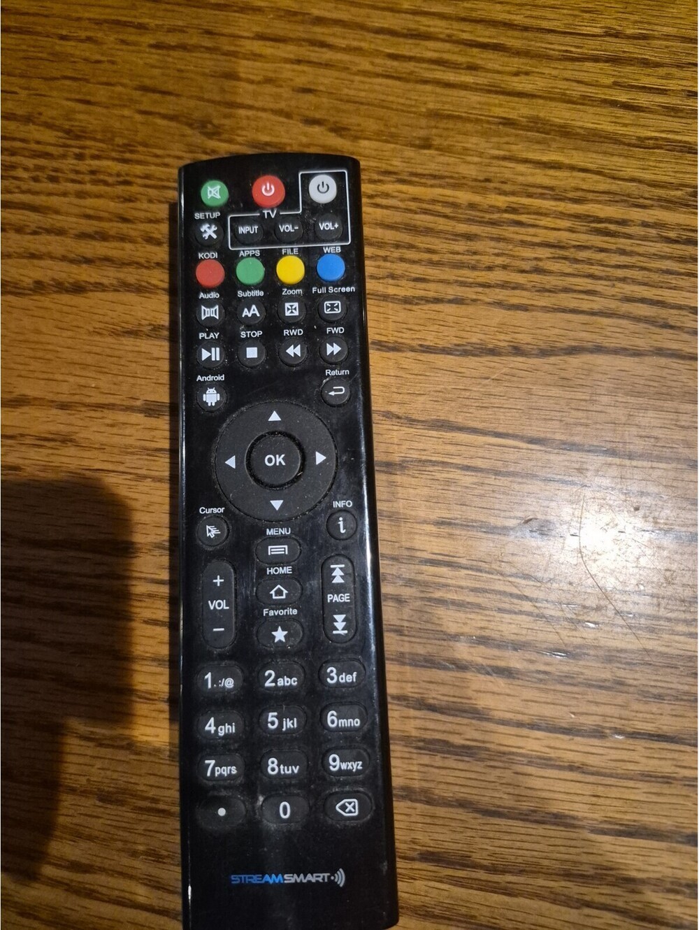 StreamSmart IR Remote Control Replacement for Dual Band AC WiFi Android Boxes
